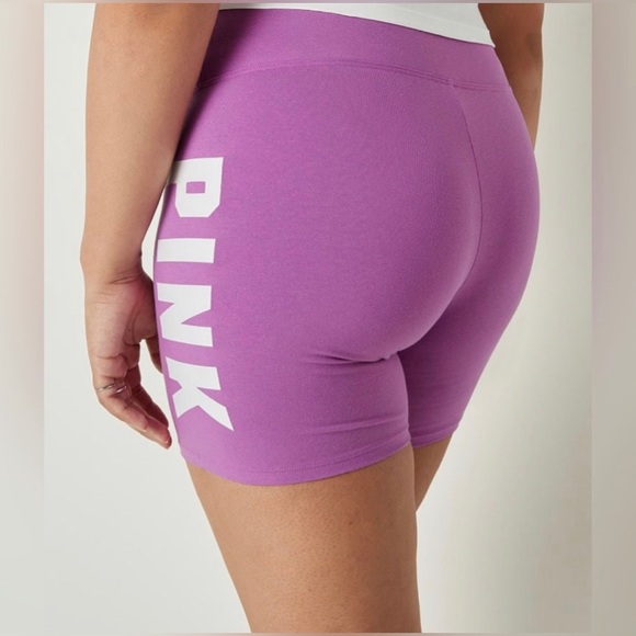 Victoria's Secret Pink SET House Party Racerback Tank & 6" Cotton Biker Shorts - Picture 10 of 12